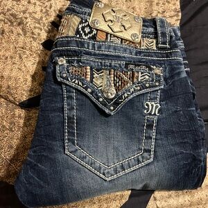 EUC CUTE MISS ME SIGNATURE SKINNY JEANS 28/33